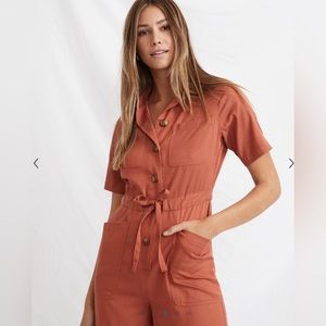 Marine Layer Joni Jumpsuit in Baked Clay